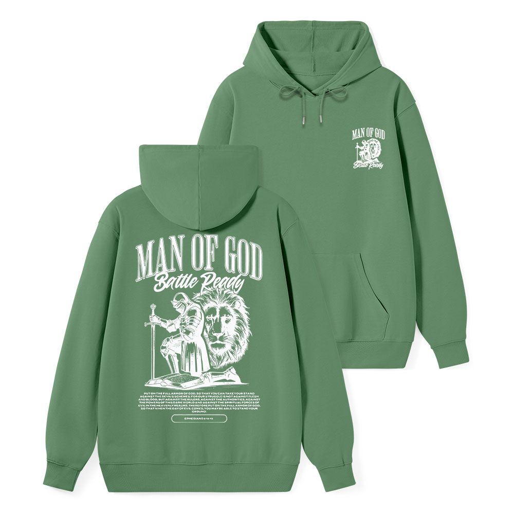 Man of God Classic Christian Hoodie