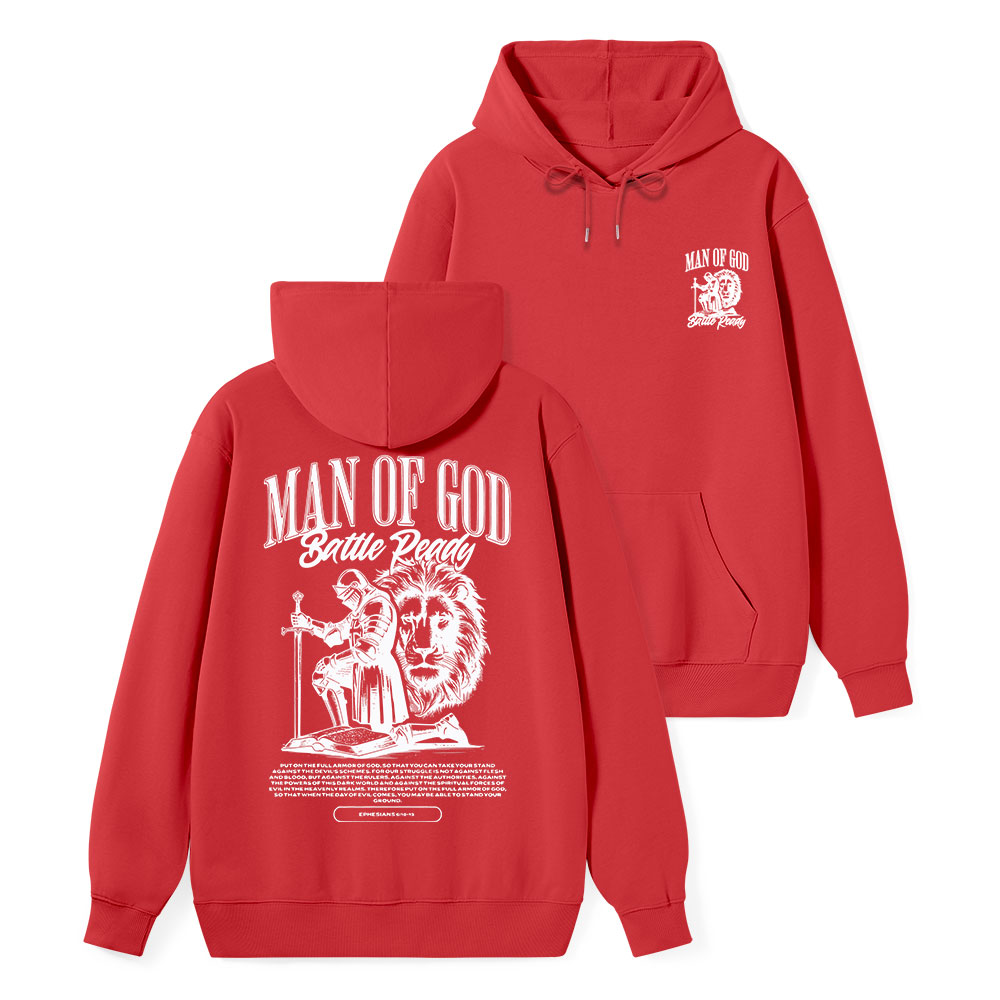 Man of God Classic Christian Hoodie