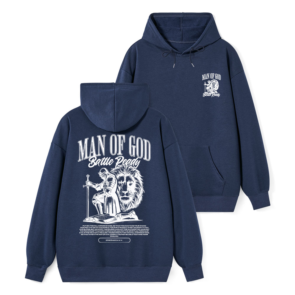 Man of God Classic Christian Hoodie
