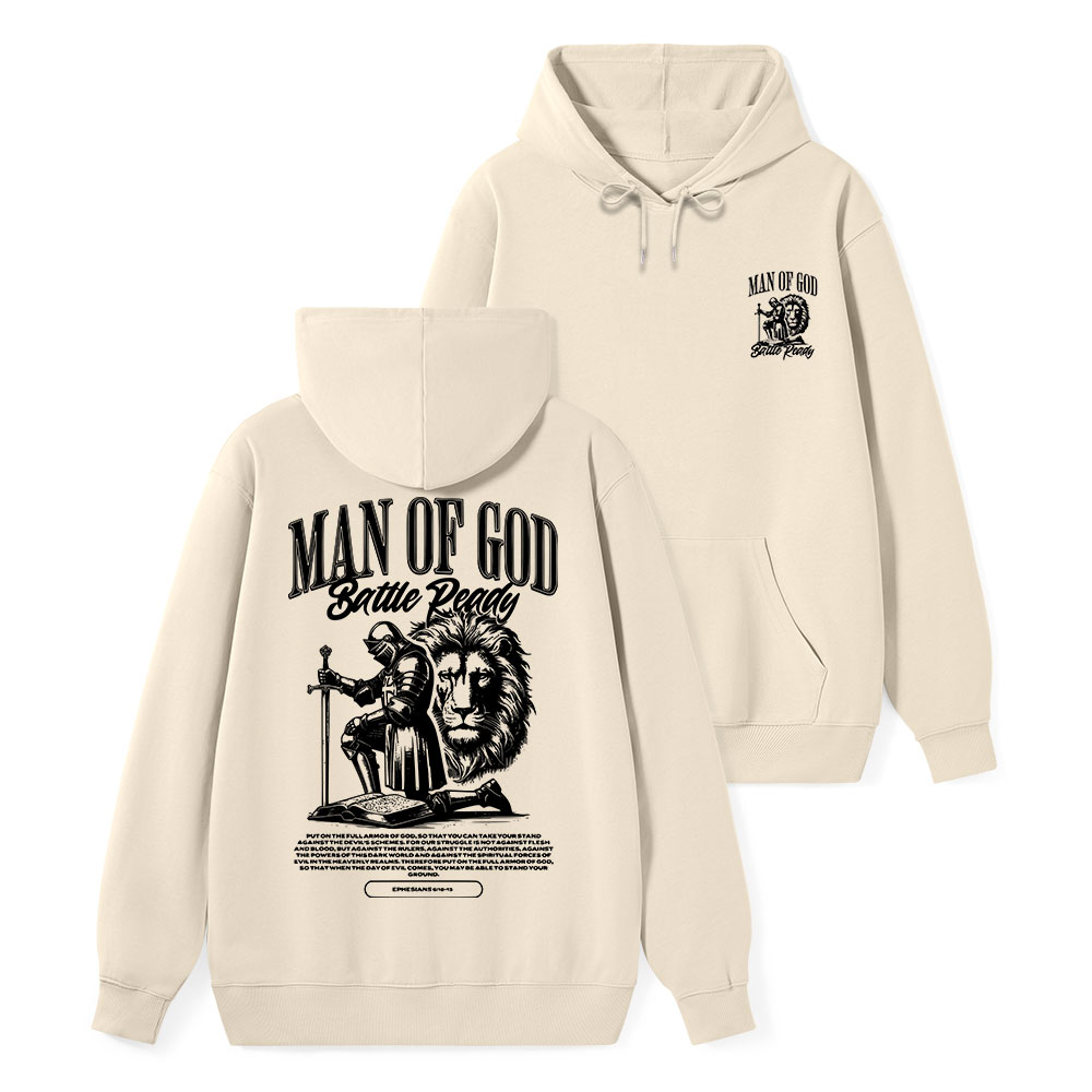 Man of God Classic Christian Hoodie