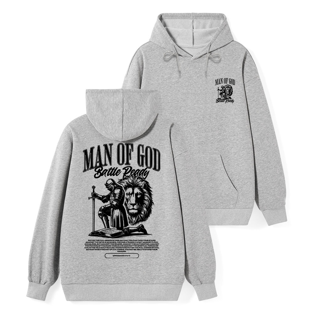 Man of God Classic Christian Hoodie