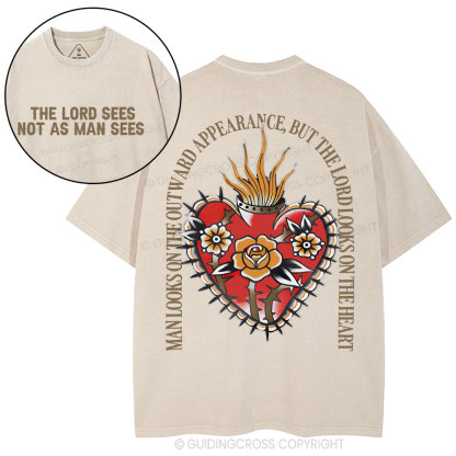 Manlooks On The Outward Christian Washed T-Shirt