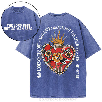 Manlooks On The Outward Christian Washed T-Shirt