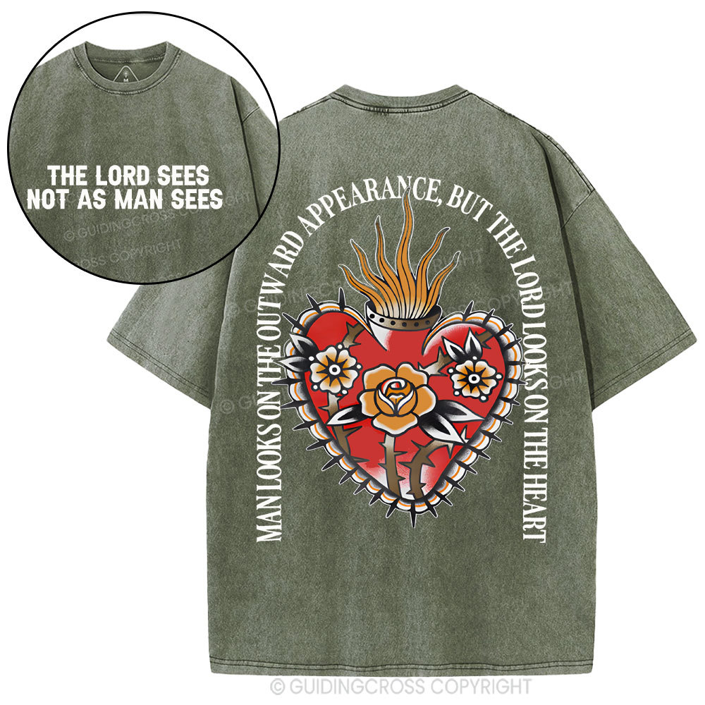 Manlooks On The Outward Christian Washed T-Shirt