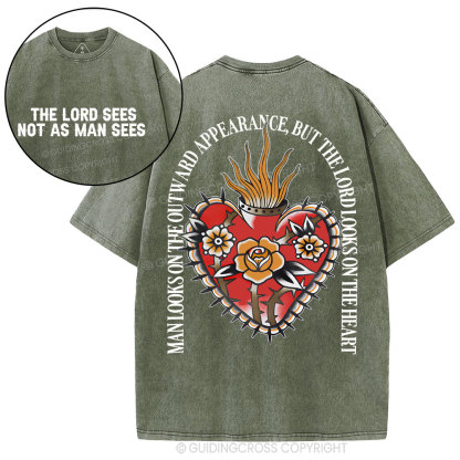 Manlooks On The Outward Christian Washed T-Shirt