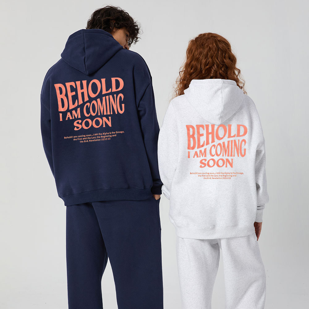 Maranatha Come Lord Jesus Christian Premium Fleece Hoodie Set