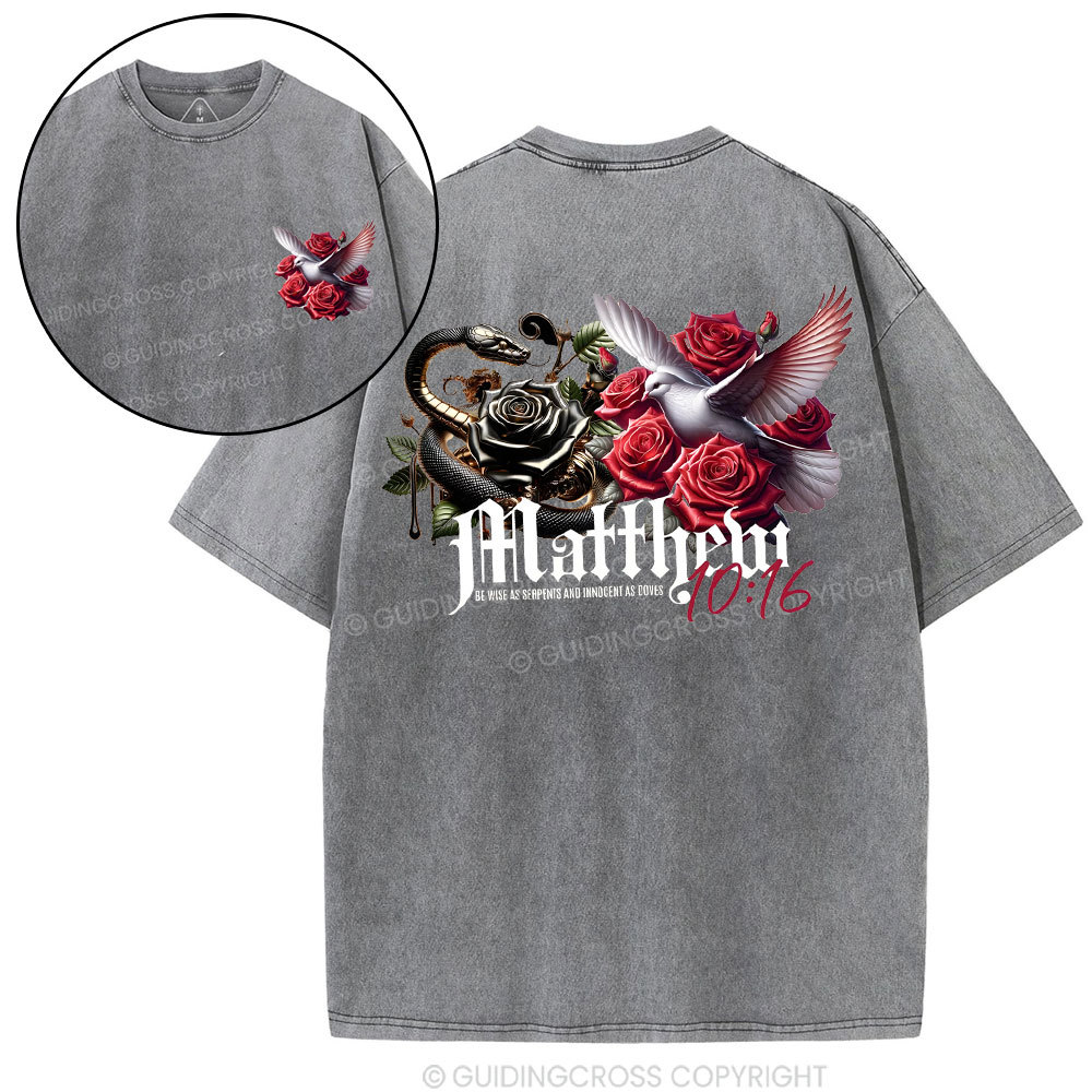Mathew :1016 Christian Washed T-Shirt