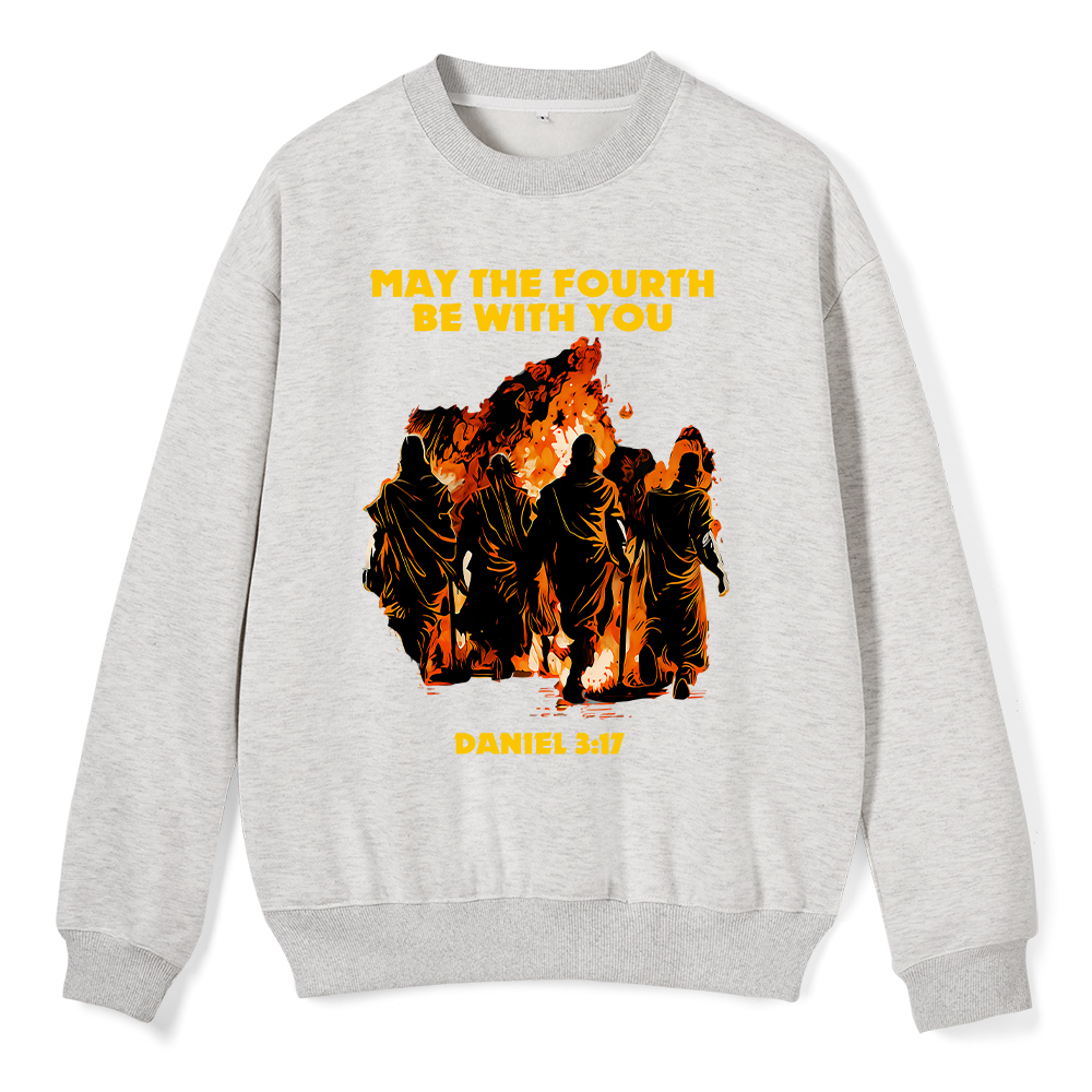 May The Fourth Be With You Christian Fleece Sweatshirt