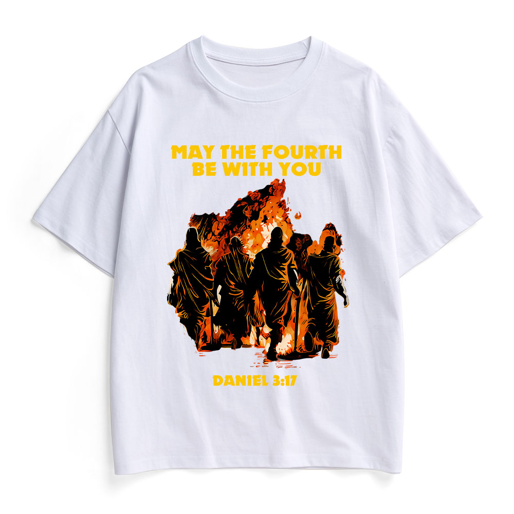 May The Fourth Be With You Christian Heavy Cotton T-Shirt