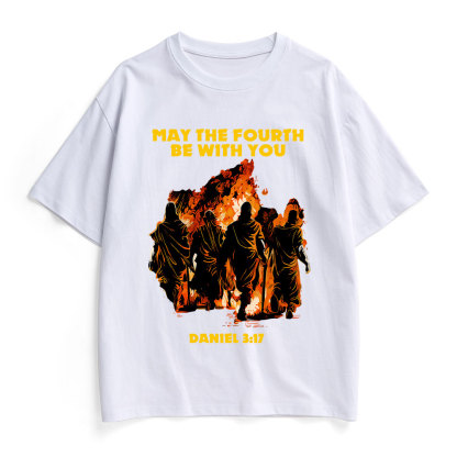May The Fourth Be With You Christian Heavy Cotton T-Shirt