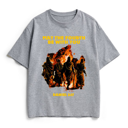 May The Fourth Be With You Christian Heavy Cotton T-Shirt