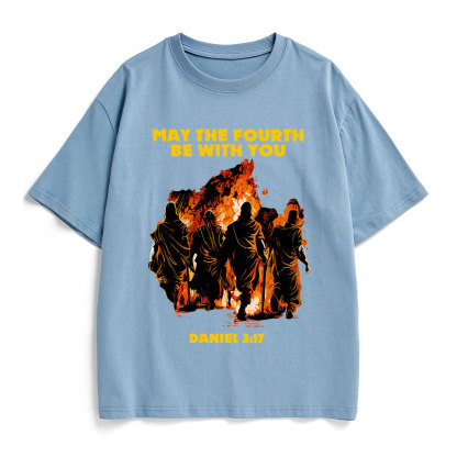 May The Fourth Be With You Christian Heavy Cotton T-Shirt