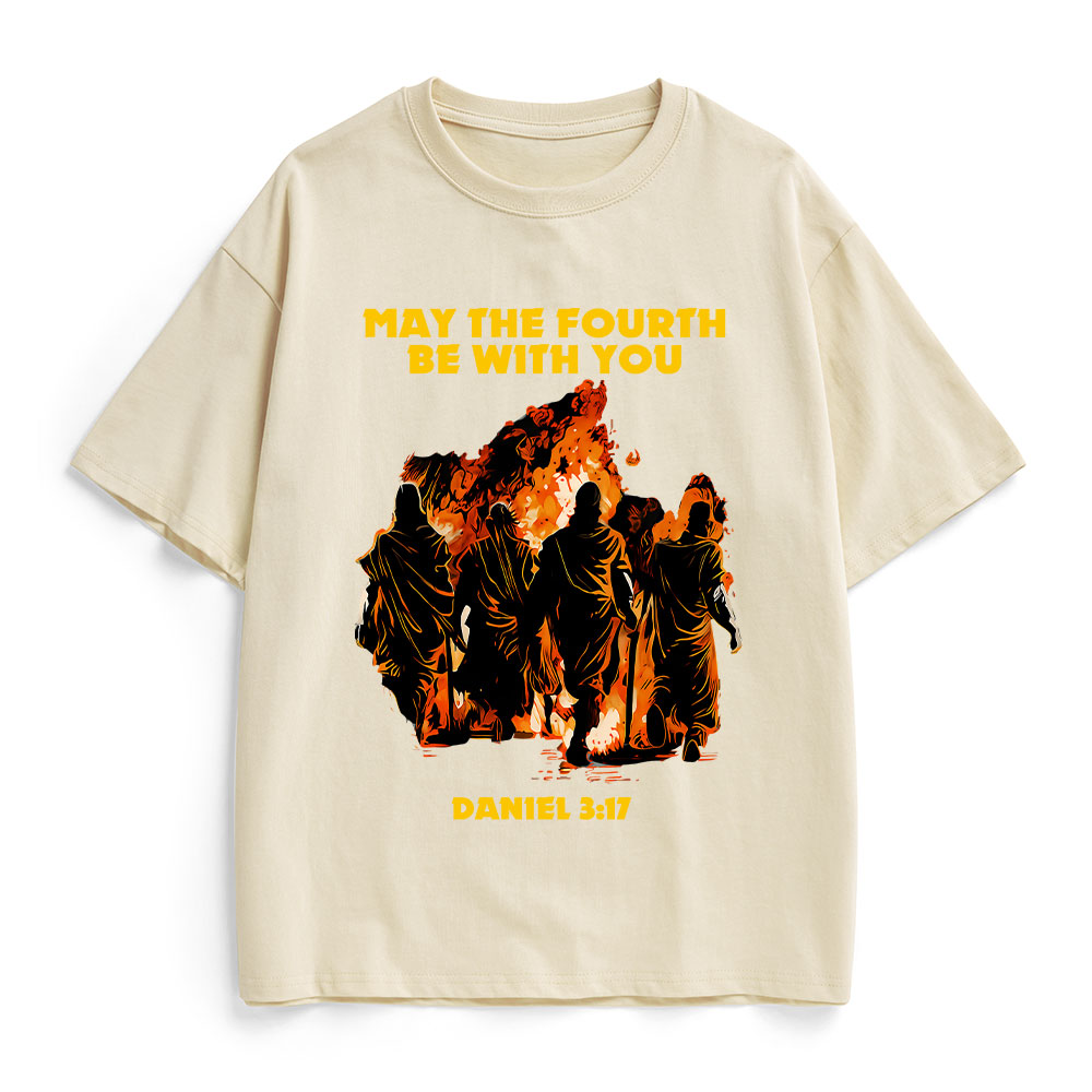 May The Fourth Be With You Christian Heavy Cotton T-Shirt