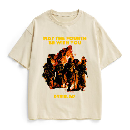 May The Fourth Be With You Christian Heavy Cotton T-Shirt