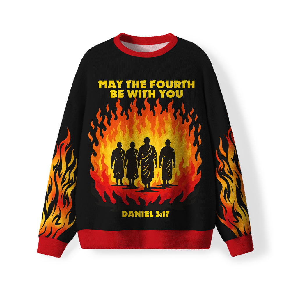May The Fourth Be With You Christian Lightweight Sweater