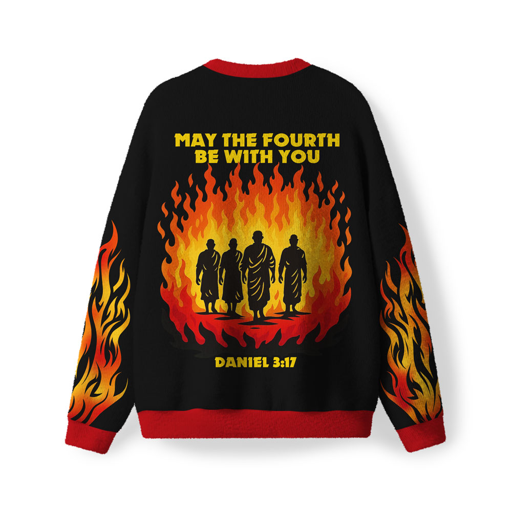 May The Fourth Be With You Christian Lightweight Sweater