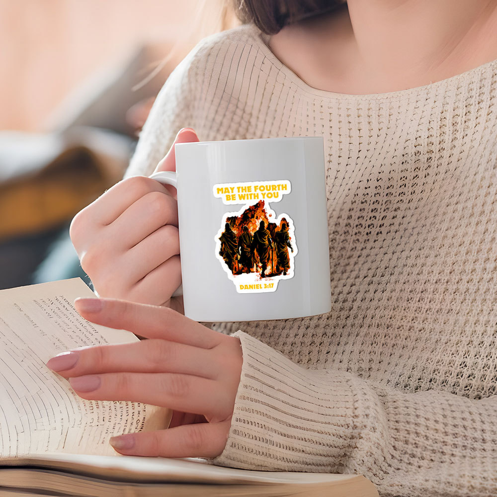 May The Fourth Be With You Christian Stickers