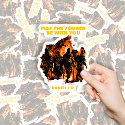 May The Fourth Be With You Christian Stickers