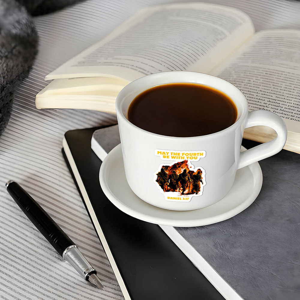 May The Fourth Be With You Christian Stickers