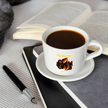 May The Fourth Be With You Christian Stickers