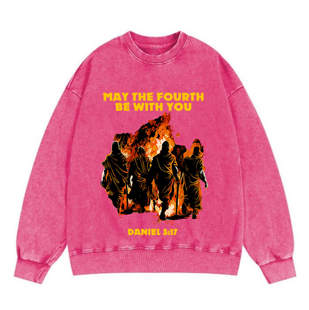 The Stone Was Rolled Away Christian Washed Sweatshirt Sale - GuidingCross