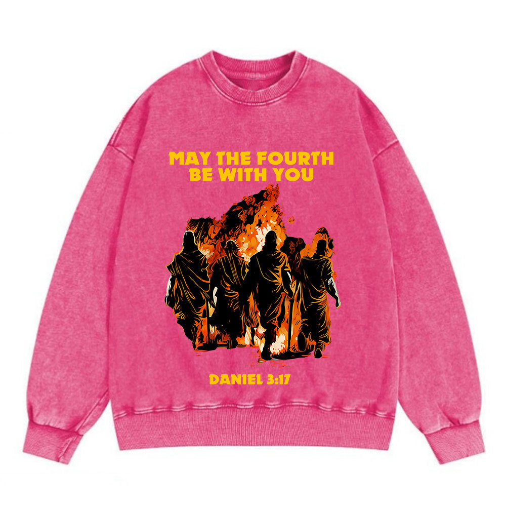 The Stone Was Rolled Away Christian Washed Sweatshirt Sale - GuidingCross