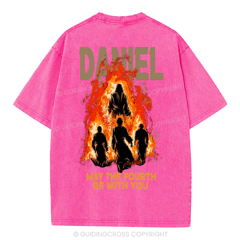 May The Fourth Be With You Christian Washed T-Shirt