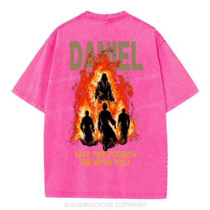 May The Fourth Be With You Christian Washed T-Shirt