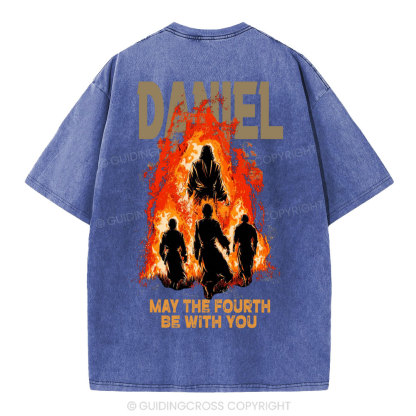 May The Fourth Be With You Christian Washed T-Shirt