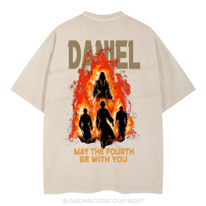 May The Fourth Be With You Christian Washed T-Shirt