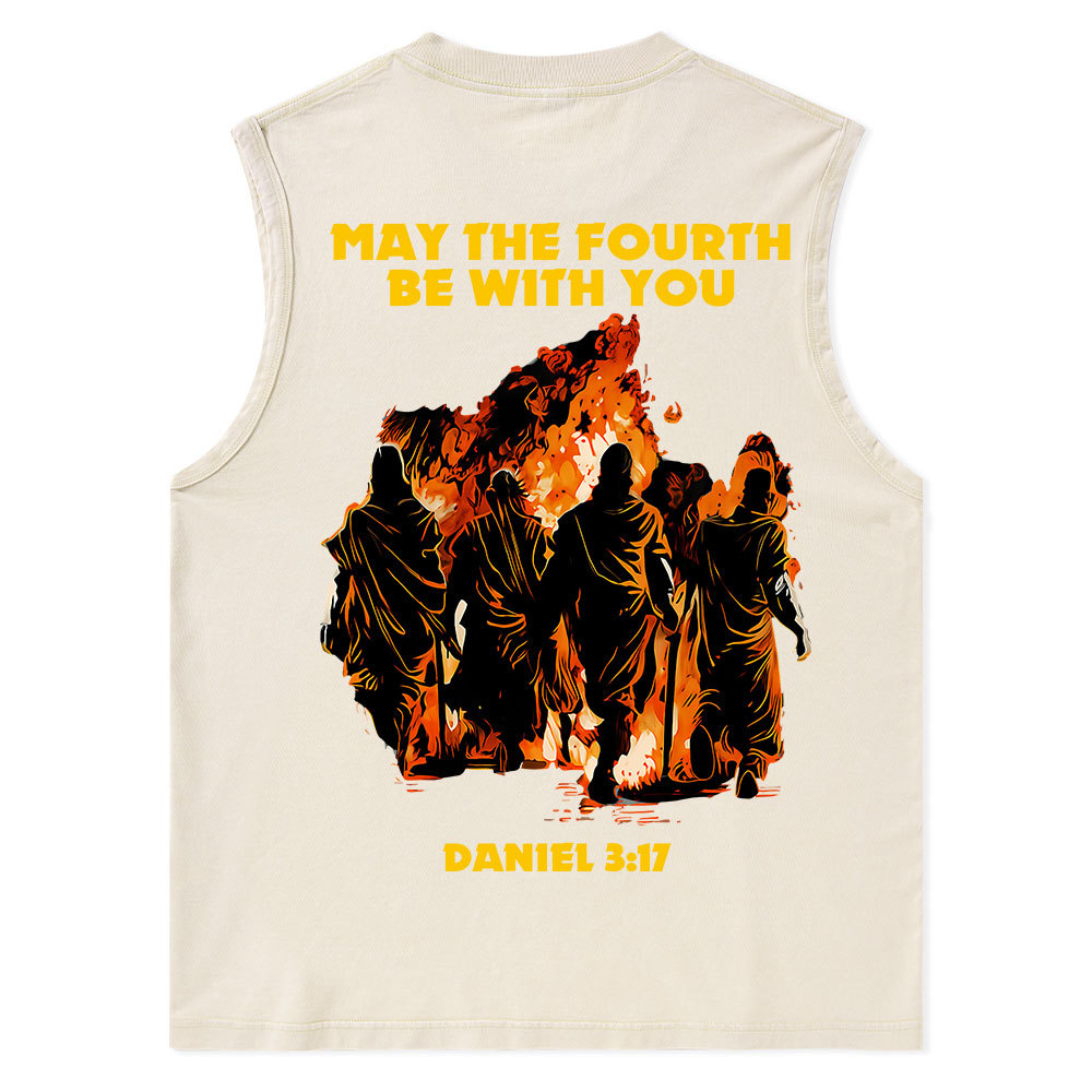 May The Fourth Be With You Christian Washed Tank Top