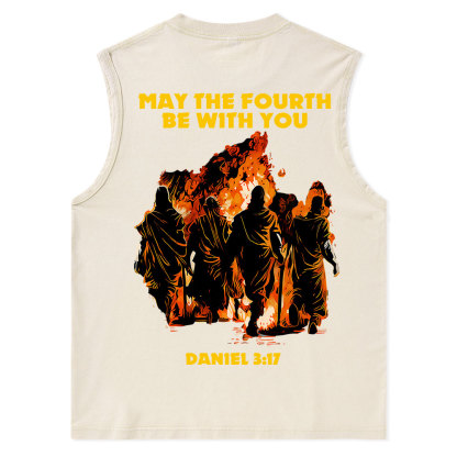 May The Fourth Be With You Christian Washed Tank Top
