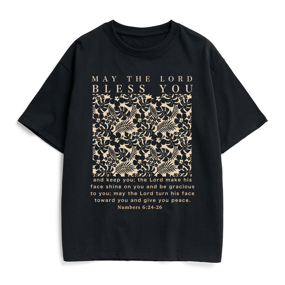 May The Lord Blessed You Christian Heavy Cotton T-Shirt