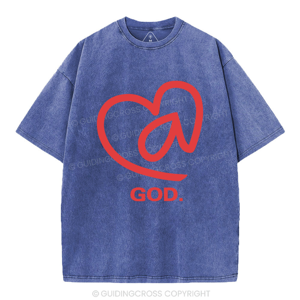 Meet God Christian Washed T-Shirt