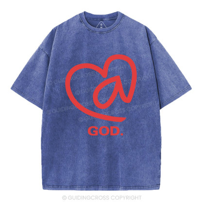 Meet God Christian Washed T-Shirt