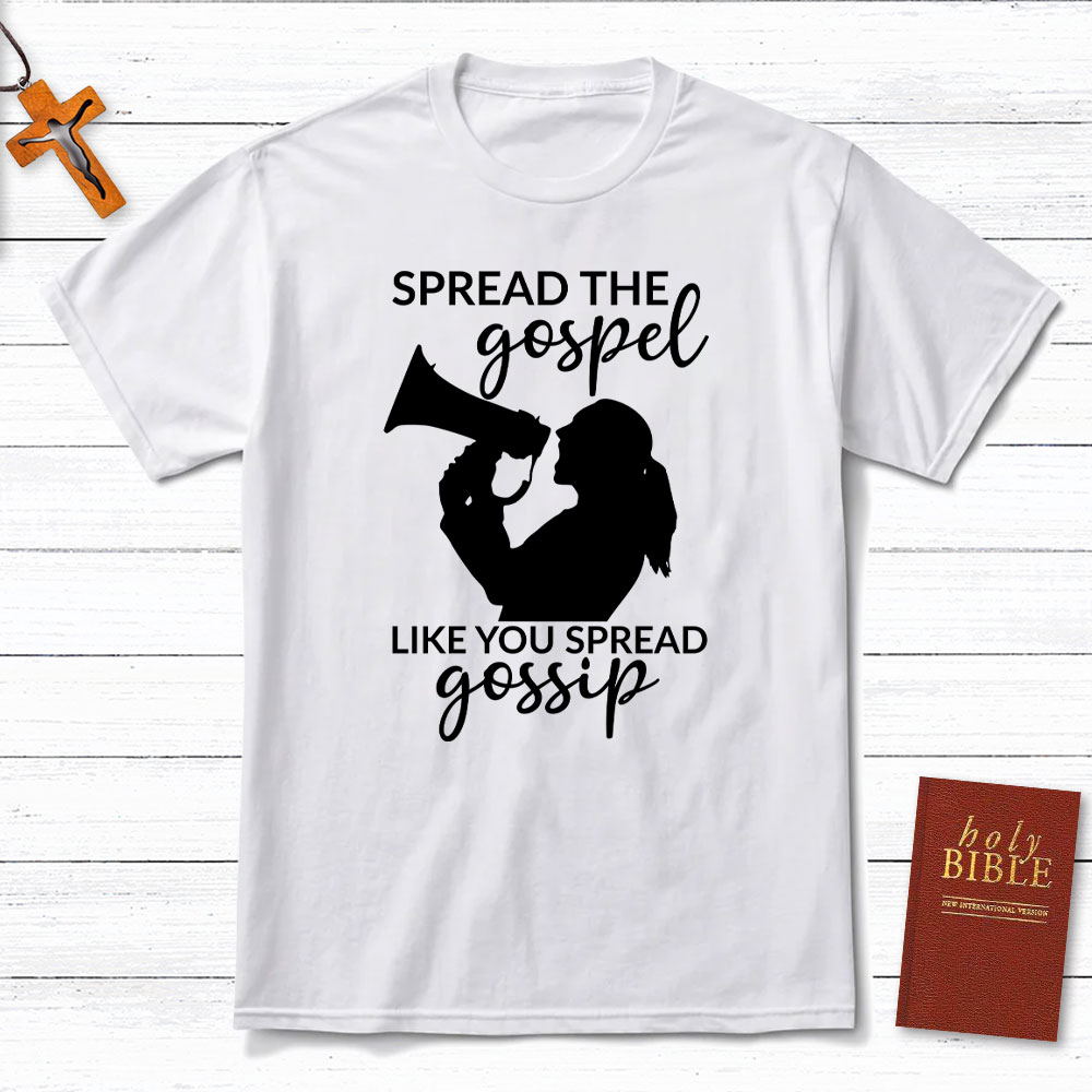 Megaphone Spread Gospel Christian T-Shirt