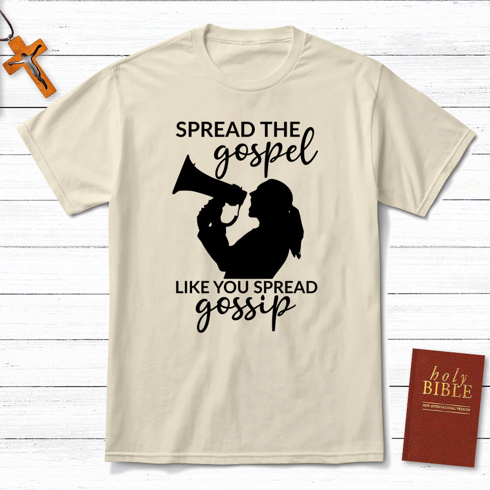 Megaphone Spread Gospel Christian T-Shirt