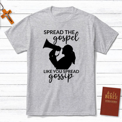 Megaphone Spread Gospel Christian T-Shirt