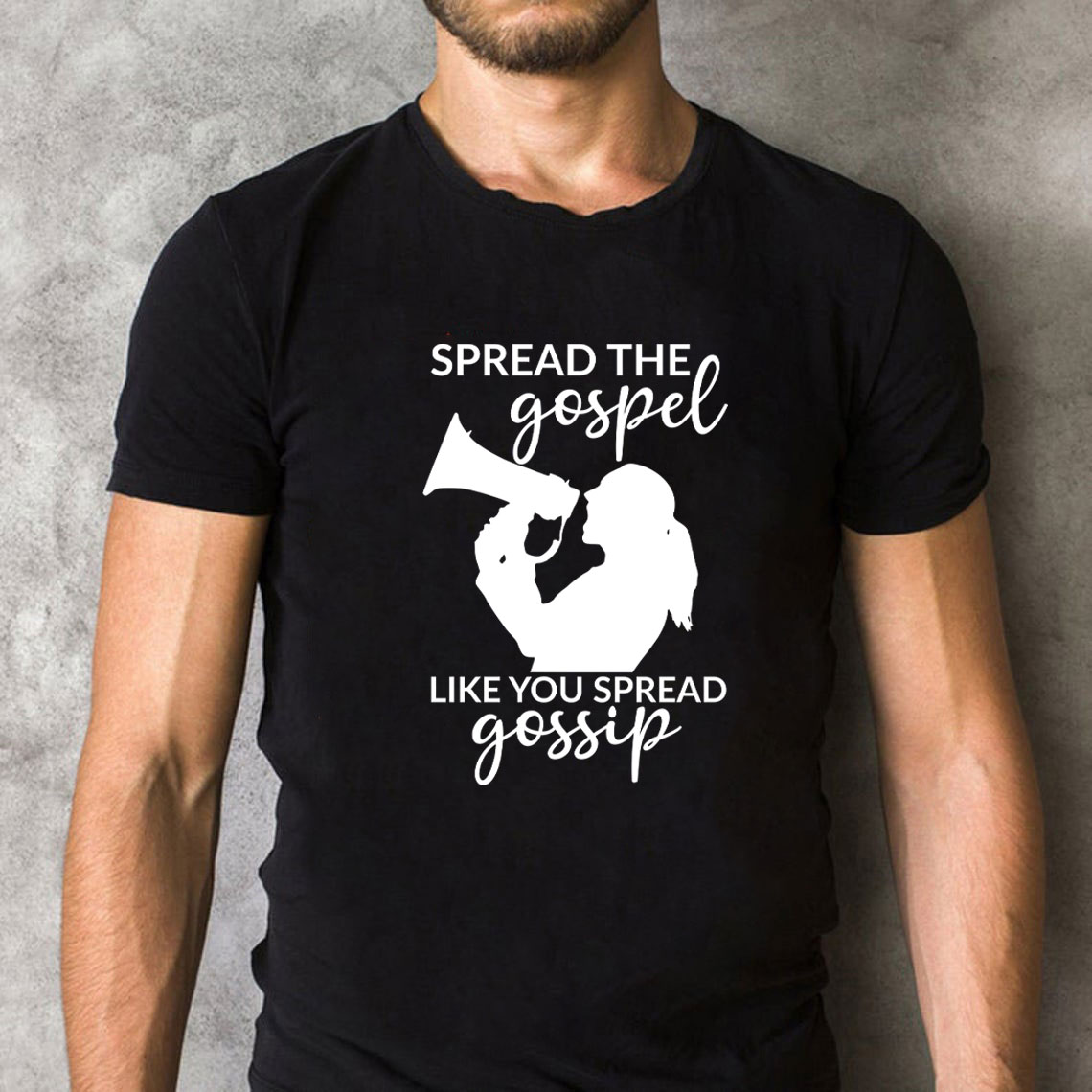 Megaphone Spread Gospel Christian T-Shirt
