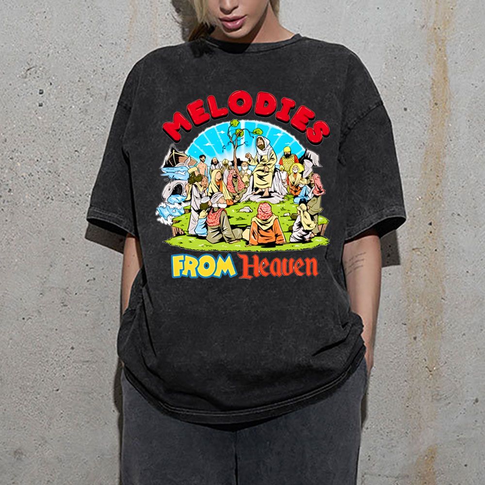 Melodies Christian Washed T-Shirt