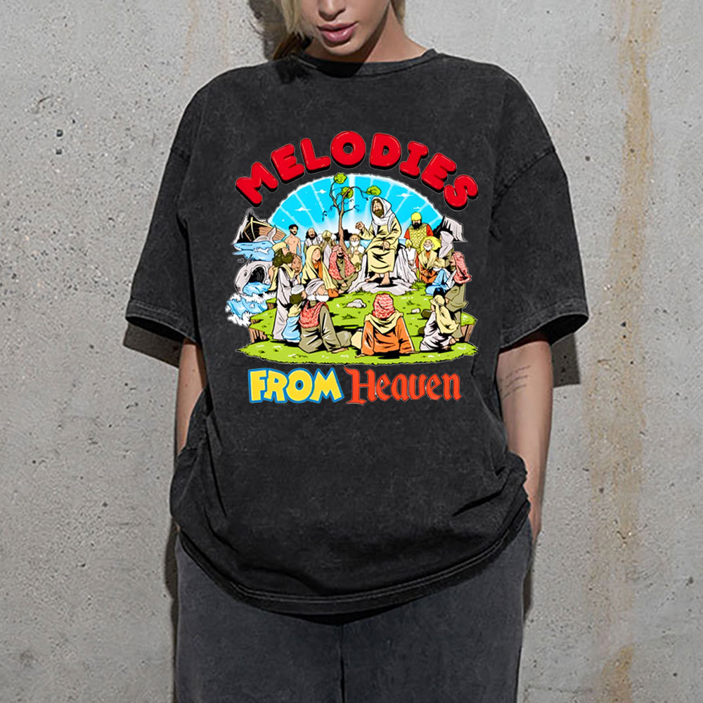 Melodies Christian Washed T-Shirt