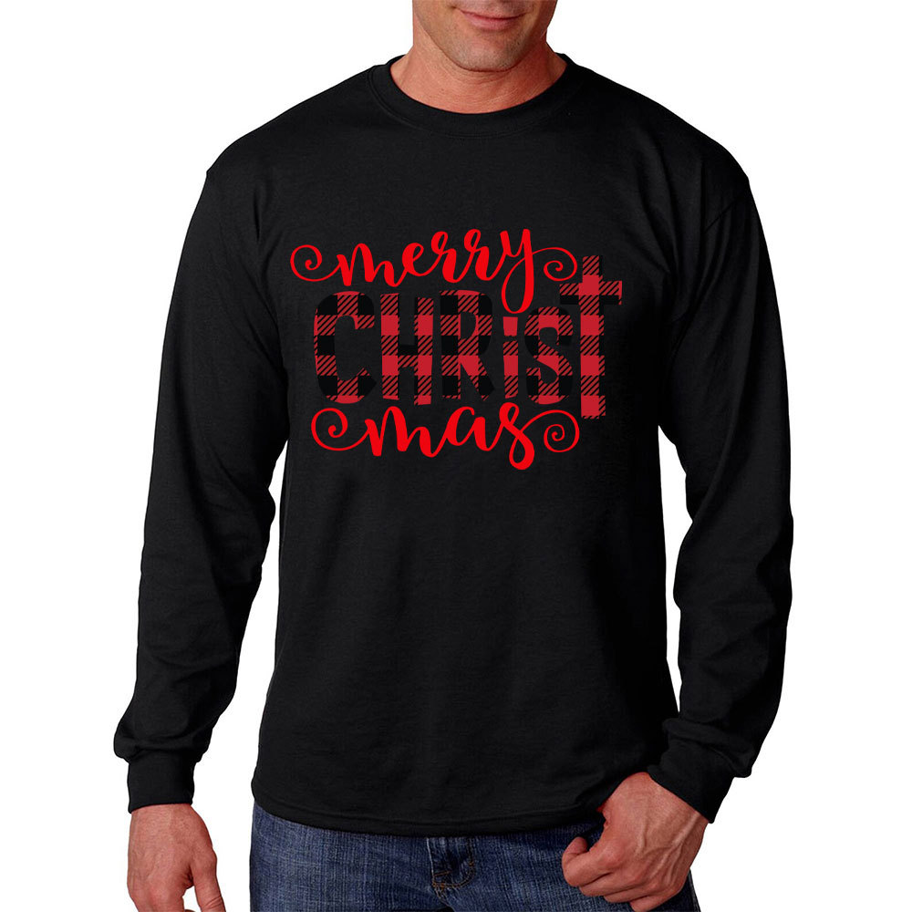 Merry Christ Mas Christian Christmas Long Sleeve T-Shirt