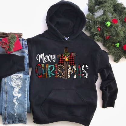 Merry Christ Mas Christian Christmas Hoodie