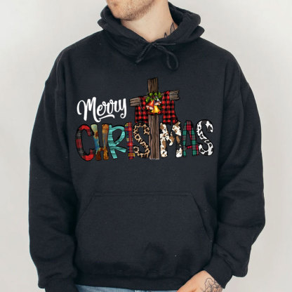 Merry Christ Mas Christian Christmas Hoodie