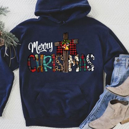 Merry Christ Mas Christian Christmas Hoodie