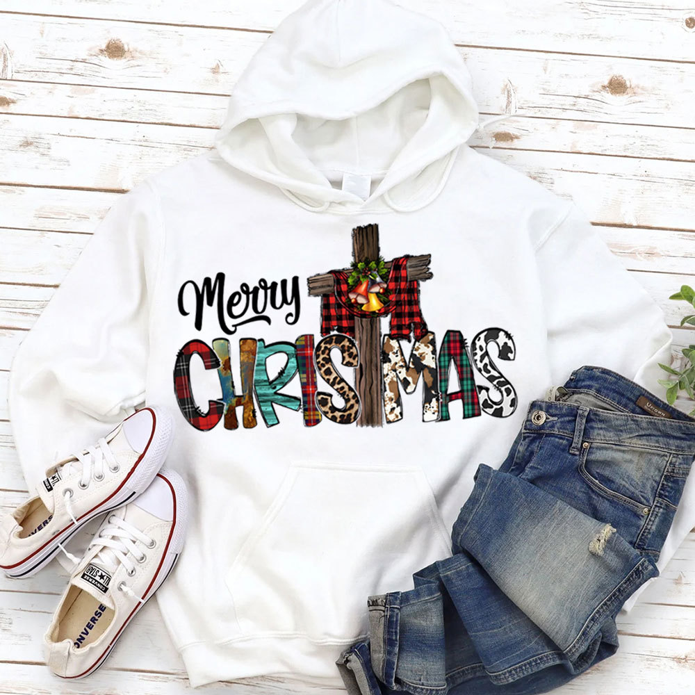 Merry Christ Mas Christian Christmas Hoodie