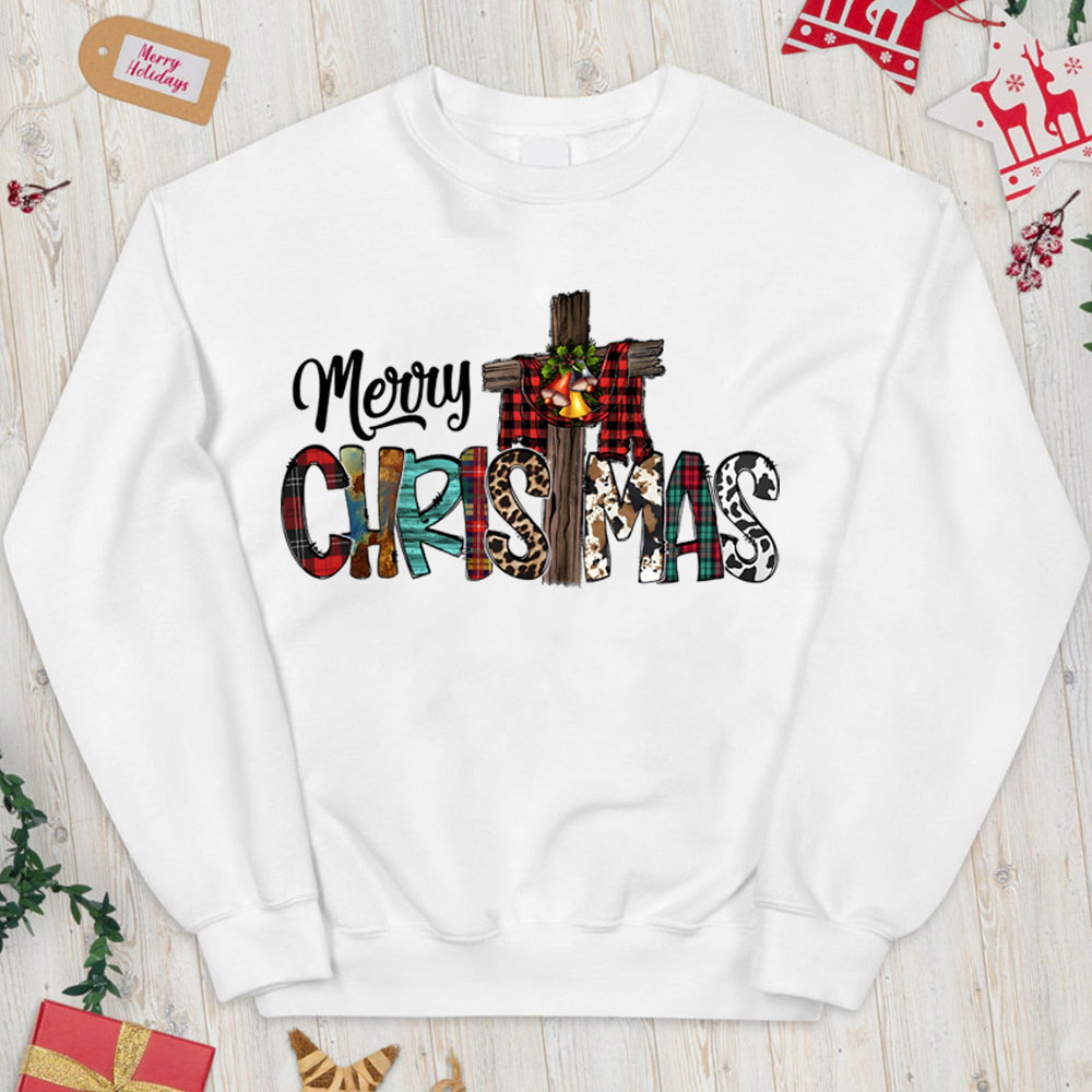 Merry Christ Mas Christian Christmas Sweatshirt