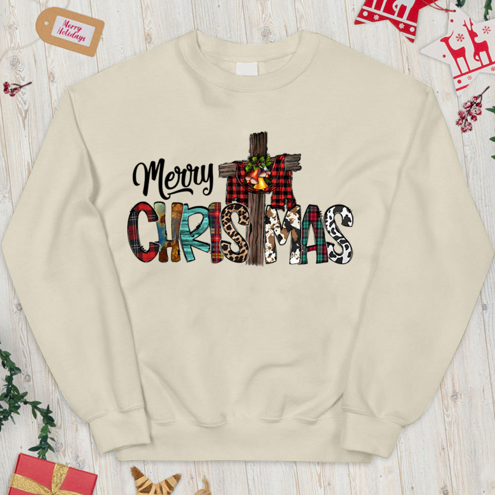 Merry Christ Mas Christian Christmas Sweatshirt