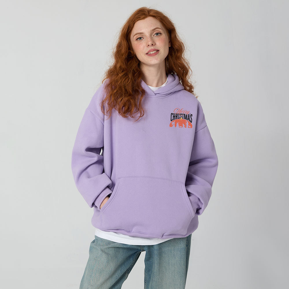 Merry Christmas Christian Fleece Hoodie Set