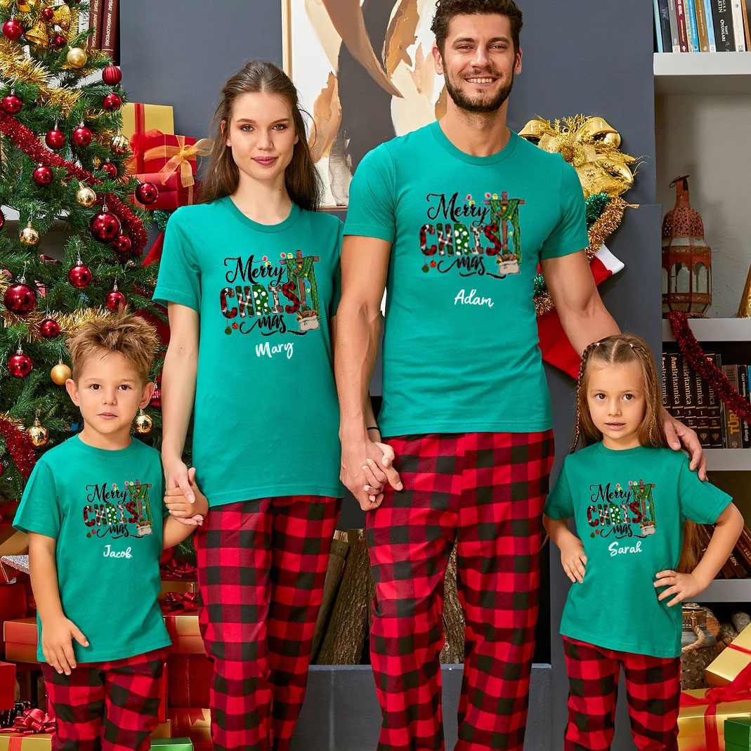 Merry Christmas Family Matching Shirts